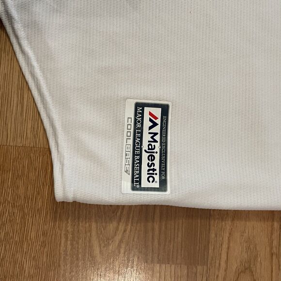 Majestic Cool Base Ozzie Albies #1 Atlanta Braves Men's Size 4XL Jersey MLB - Picture 7 of 12